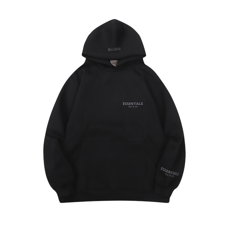 Black Essentials hoodie