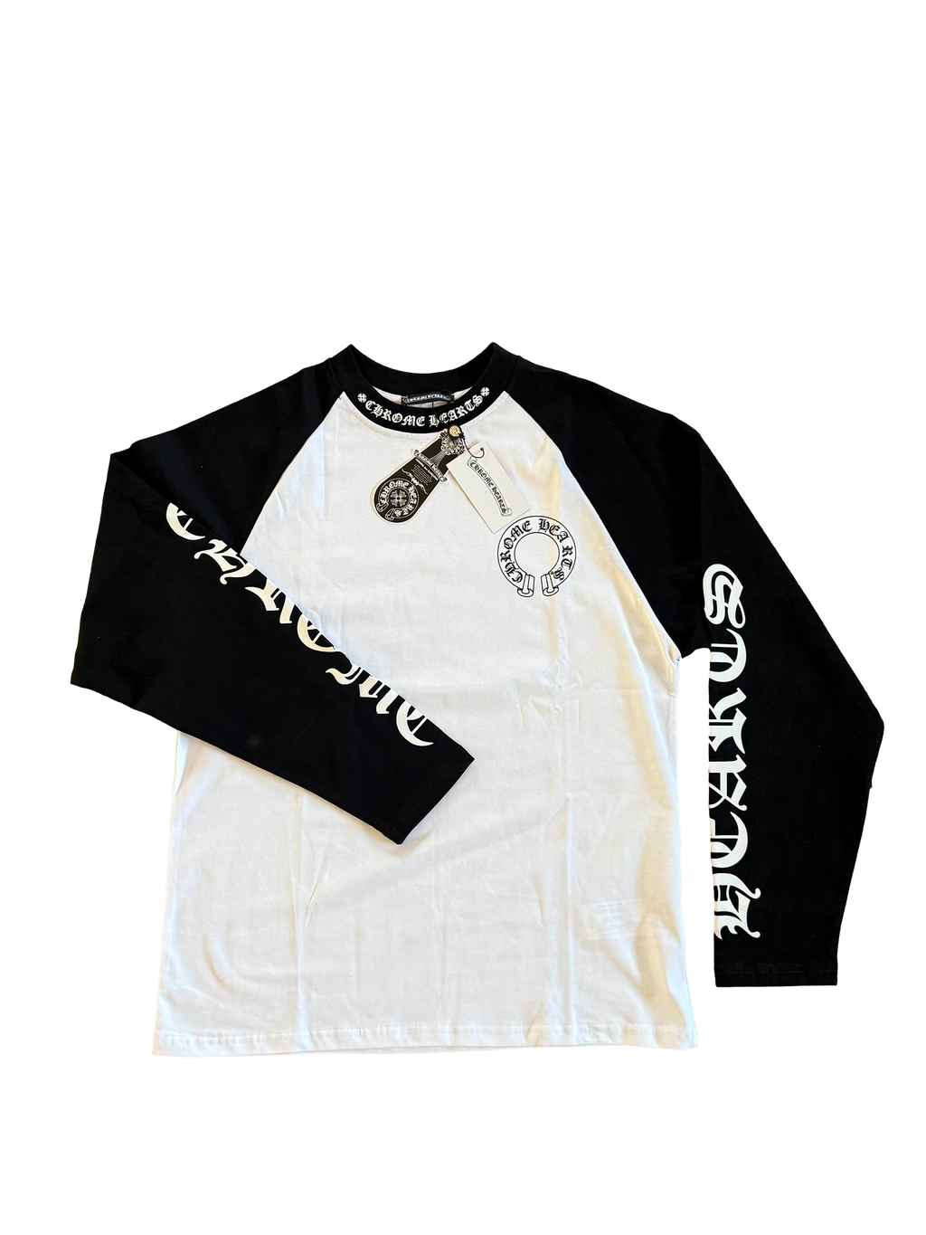 Chrome Hearts Black&White Long Sleeve T-shirt