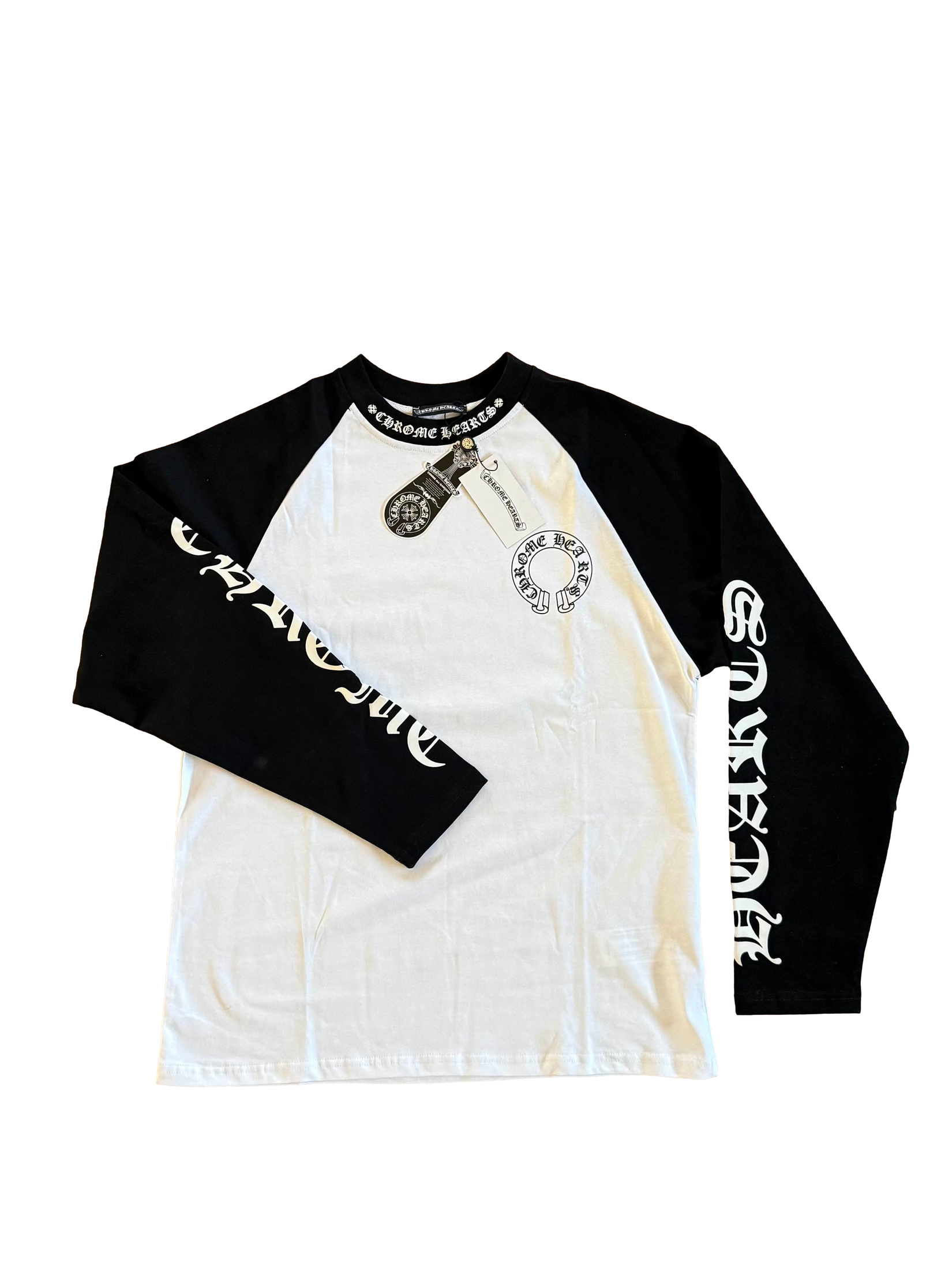Chrome Hearts Black&White Long Sleeve T-shirt