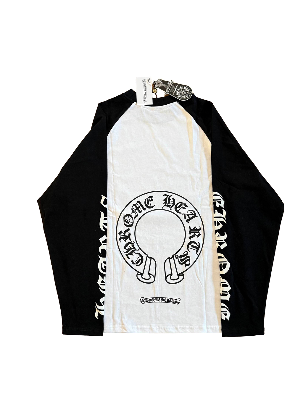 Chrome Hearts Black&White Long Sleeve T-shirt