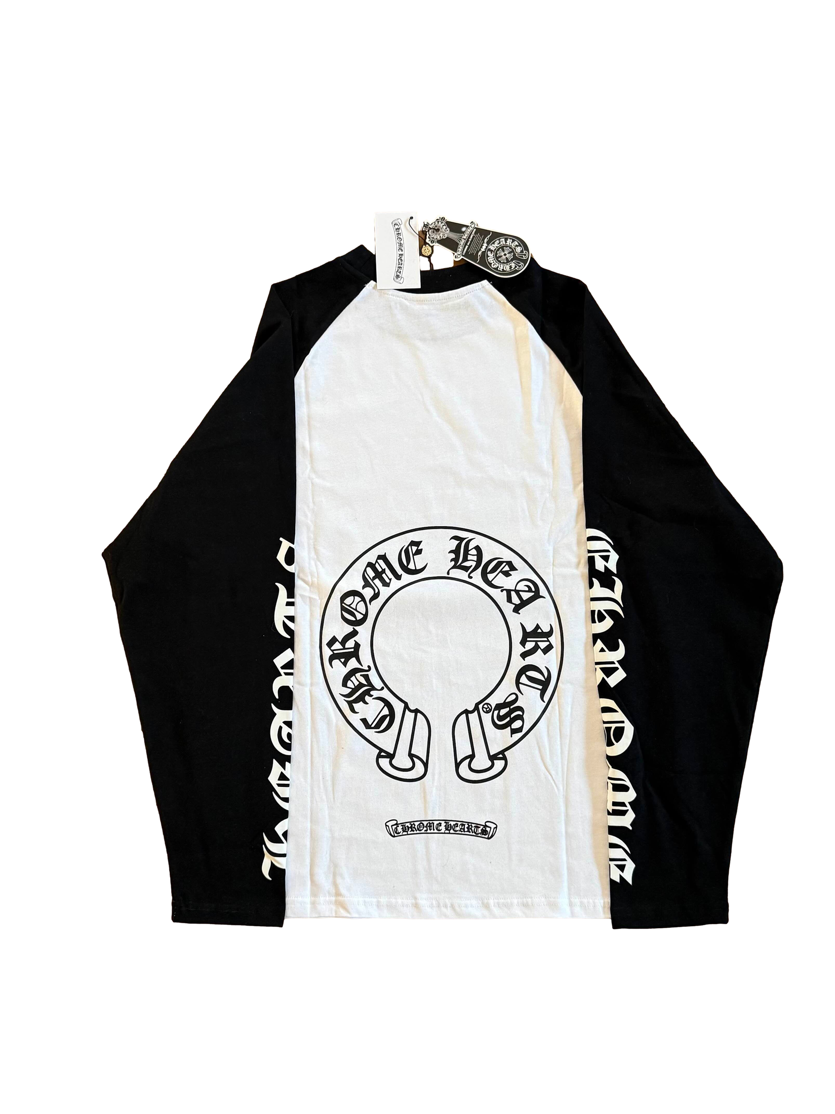 Chrome Hearts Black&White Long Sleeve T-shirt