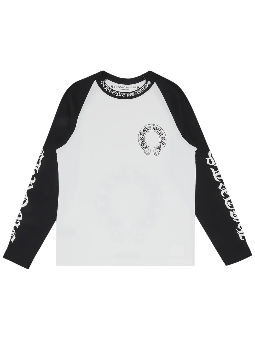 Chrome Hearts Black&White Long Sleeve T-shirt